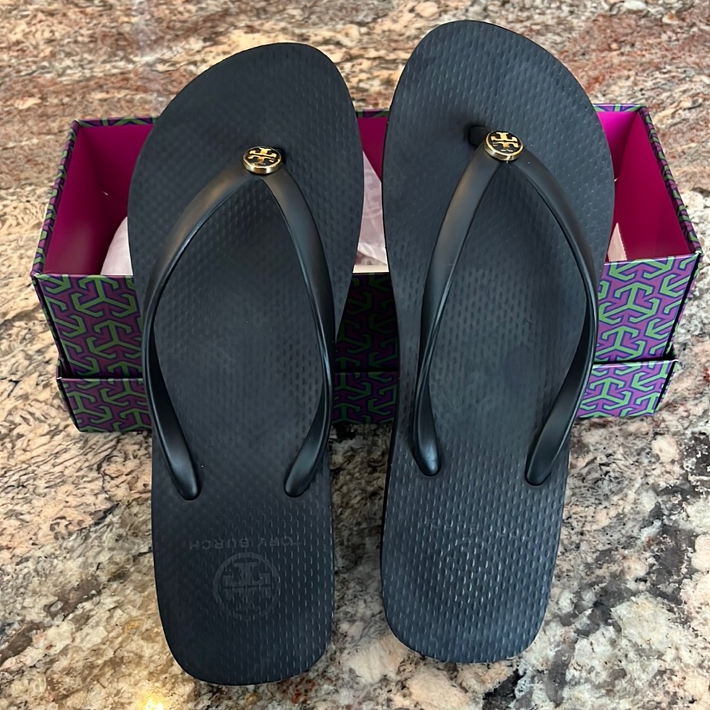 Women’s Tory Burch Wedge Thin Flip Flop